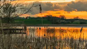 Zachód słońca nad jeziorem Dejgunek, kwiecień 2023 r.  - zdjęcie 34