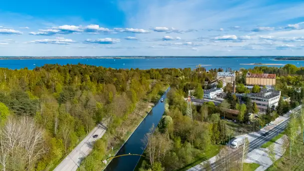 Kanał Niegociński na zdjęciach z drona, maj 2023 r. - zdjęcie 8