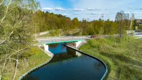 Kanał Niegociński na zdjęciach z drona, maj 2023 r. - zdjęcie 12