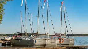 Port Piękny Brzeg nad jeziorem Święcajty, maj 2023 - zdjęcie 6