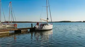 Port Piękny Brzeg nad jeziorem Święcajty, maj 2023 - zdjęcie 9