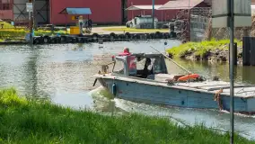 Kanał Łuczański w remoncie, postęp prac, maj 2023 r. - zdjęcie 12