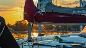 Zachód Słońca w Tle Dla Mew, jezioro Boczne, maj 2023 r. - zdjęcie 10