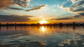 Zachód Słońca w Tle Dla Mew, jezioro Boczne, maj 2023 r. - zdjęcie 7