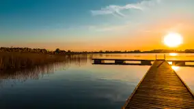 Zachód słońca nad jeziorem Tajty, okolice Wronki - zdjęcie 10