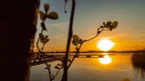 Zachód słońca nad jeziorem Tajty, okolice Wronki - zdjęcie 34
