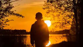 Zachód słońca nad jeziorem Tajty, okolice Wronki - zdjęcie 26