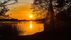 Zachód słońca nad jeziorem Tajty, okolice Wronki - zdjęcie 24