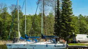 Port Piękna Góra nad jeziorem Tajty, maj 2023 r. - zdjęcie 28