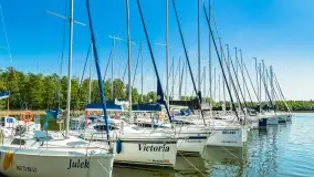 Port Piękna Góra nad jeziorem Tajty, maj 2023 r. - zdjęcie 16