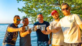 Zachód słońca nad jeziorem Niegocin, maj 2023 r. - zdjęcie 14