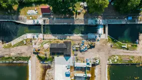 Śluza Karwik, kanał Jegliński, czerwiec 2023 r. - zdjęcie 3