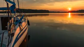 Wschód słońca nad jeziorem Kisajno, Łabędzi Ostrów, czerwiec 2023 r. - zdjęcie 33