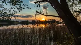 Zachód słońca nad jeziorem Mój, maj 2023 r. - zdjęcie 20