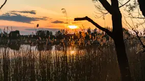 Zachód słońca nad jeziorem Mój, maj 2023 r. - zdjęcie 10