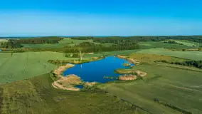 Mazurskie pola i łąki z lotu ptaka, czerwiec 2023 r. - zdjęcie 11