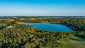 Mazurskie pola i łąki z lotu ptaka, czerwiec 2023 r. - zdjęcie 14