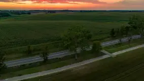 Zachód słońca w okolicach Wopławek i Kętrzyna - zdjęcie 26