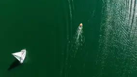 Oldtimery na Kisajnie widoczne z lotu ptaka, sierpień 2023r. - zdjęcie 16