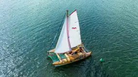 Oldtimery na Kisajnie widoczne z lotu ptaka, sierpień 2023r. - zdjęcie 42