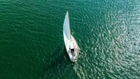 Oldtimery na Kisajnie widoczne z lotu ptaka, sierpień 2023r. - zdjęcie 11