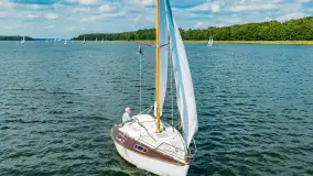 Oldtimery na Kisajnie widoczne z lotu ptaka, sierpień 2023r. - zdjęcie 22