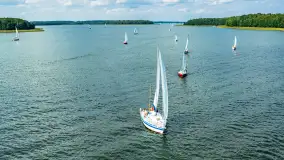 Oldtimery na Kisajnie widoczne z lotu ptaka, sierpień 2023r. - zdjęcie 31