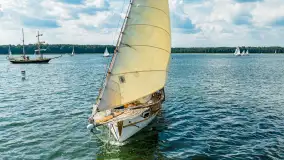 Oldtimery na Kisajnie widoczne z lotu ptaka, sierpień 2023r. - zdjęcie 47