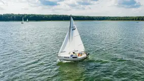 Oldtimery na Kisajnie widoczne z lotu ptaka, sierpień 2023r. - zdjęcie 43