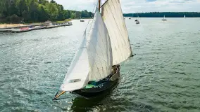 Oldtimery na Kisajnie widoczne z lotu ptaka, sierpień 2023r. - zdjęcie 58