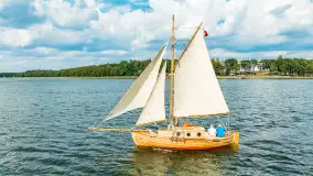 Oldtimery na Kisajnie widoczne z lotu ptaka, sierpień 2023r. - zdjęcie 49