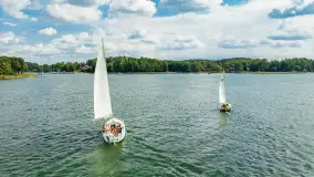 Oldtimery na Kisajnie widoczne z lotu ptaka, sierpień 2023r. - zdjęcie 55