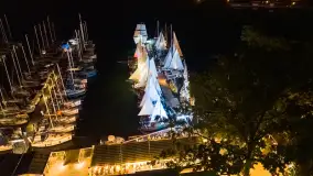 Oldtimery na Kisajnie widoczne z lotu ptaka, sierpień 2023r. - zdjęcie 15