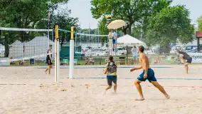 Otwarte Mistrzostwa Węgorzewa w Siatkówce Plażowej Mężczyzn - Sztynort 2023 - zdjęcie 26