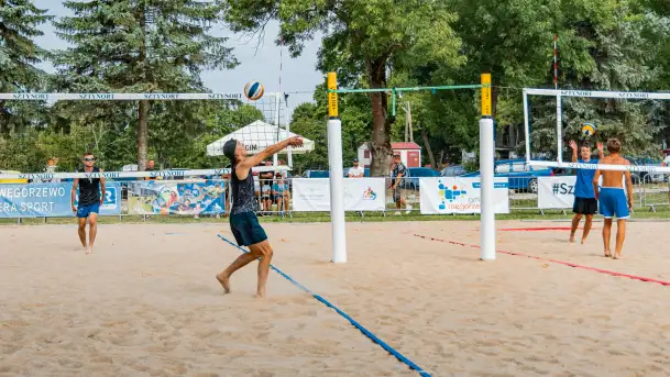 Otwarte Mistrzostwa Węgorzewa w Siatkówce Plażowej Mężczyzn - Sztynort 2023 - zdjęcie 5