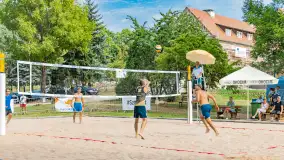 Otwarte Mistrzostwa Węgorzewa w Siatkówce Plażowej Mężczyzn - Sztynort 2023 - zdjęcie 73