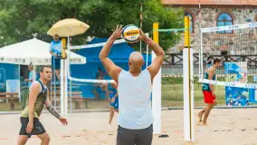 Otwarte Mistrzostwa Węgorzewa w Siatkówce Plażowej Mężczyzn - Sztynort 2023 - zdjęcie 69