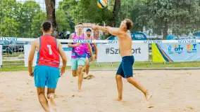 Otwarte Mistrzostwa Węgorzewa w Siatkówce Plażowej Mężczyzn - Sztynort 2023 - zdjęcie 68