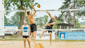 Otwarte Mistrzostwa Węgorzewa w Siatkówce Plażowej Mężczyzn - Sztynort 2023 - zdjęcie 83