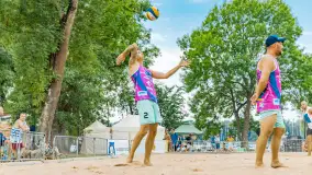 Otwarte Mistrzostwa Węgorzewa w Siatkówce Plażowej Mężczyzn - Sztynort 2023 - zdjęcie 93