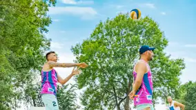 Otwarte Mistrzostwa Węgorzewa w Siatkówce Plażowej Mężczyzn - Sztynort 2023 - zdjęcie 80