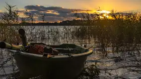 Zachód słońca nad jeziorem Mój, październik 2023 r. - zdjęcie 19