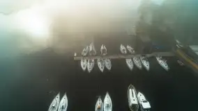 Październikowe mgły nad jeziorem Kisajno - zdjęcie 21