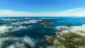 Październikowe mgły nad jeziorem Kisajno - zdjęcie 11