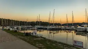 Zachód słońca w Sztynorcie na kilkunastu zdjęciach, wrzesień 2023 r. - zdjęcie 12