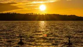 Zachód słońca nad jeziorem Bełdany, Mazurski Raj - zdjęcie 27