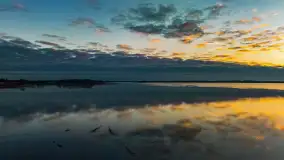 Wschód słońca nad jeziorem Dobskim, listopad 2023 r. - zdjęcie 47