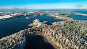 Zimowa wersja Mazur w okolicach Łabędziego Ostrowia i jeziora Kisajno - zdjęcie 7