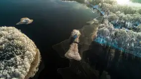 Zimowa wersja Mazur w okolicach Łabędziego Ostrowia i jeziora Kisajno - zdjęcie 28