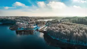 Zimowa wersja Mazur w okolicach Łabędziego Ostrowia i jeziora Kisajno - zdjęcie 36
